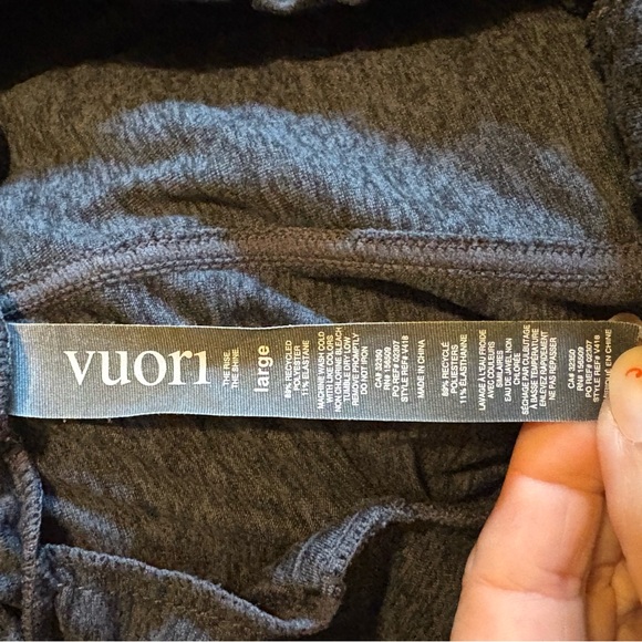 Vuori Men’s Sunday Performance Joggers Large Charcoal Heather - Picture 5 of 5